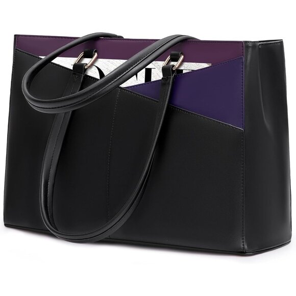 Handbags - Laptop Bag for Women, 15.6 inch Laptop Tote Work Teacher Bags Cancas Computer Sh